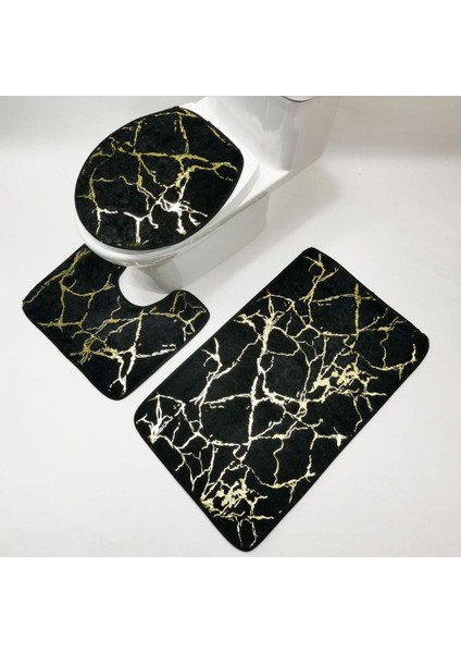 Pembe Tarzı Et Banyo Paspas Kullanışlı Yıkanabilir Çevre Dostu Mermer Tuvalet Kapağı Kapak Banyo Halısı Apartman Tuvalet Paspas Banyo Halısı (Yurt Dışından) modelleri