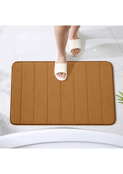 Haki Tarzı 40X60CM Kaymaz Banyo Paspas Bellek Köpük Yumuşak Banyo Pedi Arnavut Kaldırımı Ev Halı Emici Mutfak Yatak Odası Zemin Paspas Baño バスマット (Yurt Dışından) modelleri