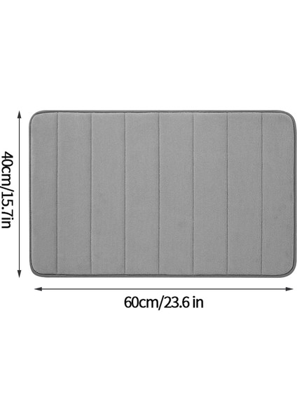 Haki Tarzı 40X60CM Kaymaz Banyo Paspas Bellek Köpük Yumuşak Banyo Pedi Arnavut Kaldırımı Ev Halı Emici Mutfak Yatak Odası Zemin Paspas Baño バスマット (Yurt Dışından) fırsatları