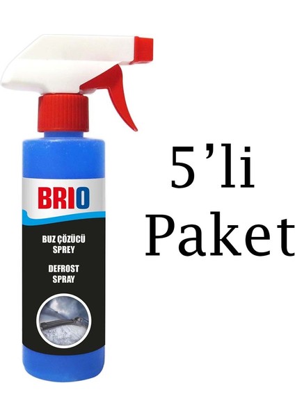 Buz Çözücü Sprey 250 ml 5'li Paket