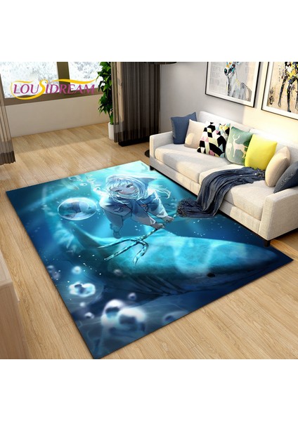 No.20 Tarzı 40X60CM Gawr Gura Hololive Sevimli Anime Köpekbalığı Alan Kilim, Oturma Odası Yatak Odası Kanepe Paspas Dekorasyon Için Halı Halı, Çocuklar Kaymaz Zemin Mat (Yurt Dışından)
