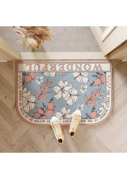 S3 Tarzı 50X80CM Vintage Baskı Paspas Amerikan Tarzı Yumuşak Paspas Kaymaz Oturma Odası Halısı Yatak Odası Baskılı Kilim Paspaslar Banyo Paspas (Yurt Dışından)