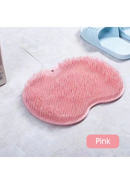 Pembe Tarzı Gesew Kaymaz Banyo Paspas Ayak Masajı Banyo Paspas Tuvalet Aksesuarları Silikon Vantuz Masaj Fırçası Banyo Aksesuarları (Yurt Dışından)