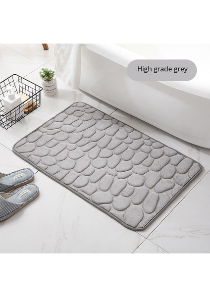 Pembe Tarzı 400MMX600MM Banyo Paspas Kaymaz Halılar Arnavut Kaldırımı Kabartmalı Banyo Banyo Lavabo Küvet Yan Zemin Halı Duş Odası Paspas Bellek (Yurt Dışından) indirimleri