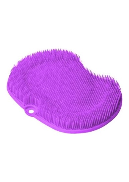 Mor Tarzı Ayak Masajlı Duş Mat Banyo Silikon Peeling Fırçalama Mat Banyo Temizleme Masaj Zemin Kapı Yastık Halı Ped Halı (Yurt Dışından)