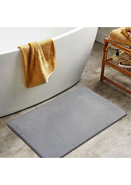 Siyah Stil 40X60CM Emici Banyo Halısı Kaymaz Kalınlaşmak Banyo Paspas Çabuk Kuruyan Yatak Odası Giriş Paspas Ev Kat Mat Banyo Ayak Halı (Yurt Dışından) fırsatları