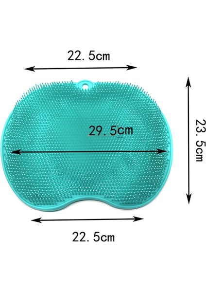 Mor Tarzı Ayak Masajlı Duş Mat Banyo Silikon Peeling Fırçalama Mat Banyo Temizleme Masaj Zemin Kapı Yastık Halı Ped Halı (Yurt Dışından) indirimleri