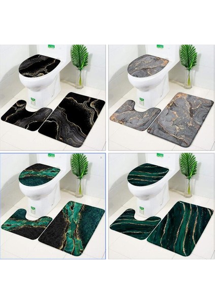 6866AE-DD Stili 40X60CM Siyah Mermer Banyo Paspasları Altın Gri Çizgiler Yaratıcı Soyut Geometrik Sanat Ev Ets Banyo Kapısı Halı Kaymaz Tuvalet Kapağı Mat (Yurt Dışından) fiyatları