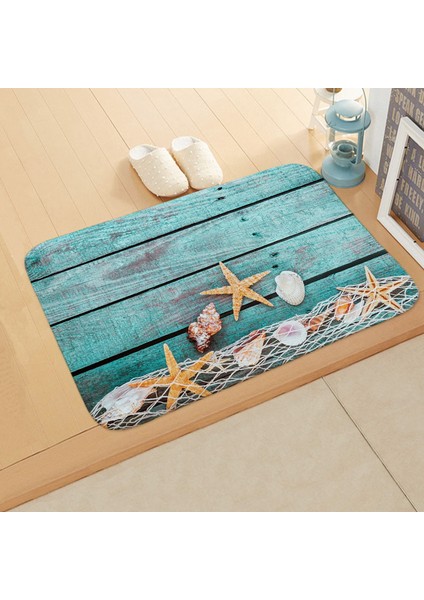 No.1 Stili 40CMX60CM Deniz Tarzı Banyo Banyo Paspas Plaj Deniz Denizyıldızı Dekorasyon Duş Odası Kaymaz Zemin Mat Halı Pazen Paspas Paspas Halı (Yurt Dışından) modelleri