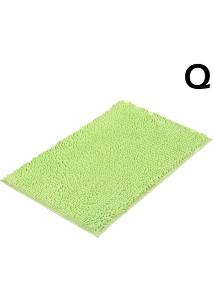 Q Stili 40 cm x 60 cm Şönil Emici Banyo Zemin Mat Tuvalet Kabarık Mutfak Ayak Halı Pedleri Yatak Odası Halısı Yıkanabilir I6L2 (Yurt Dışından)
