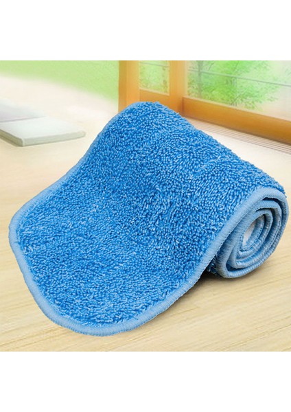 Mavi Stil Paspas Kafası Zemin Temizleme Yedek Bez Mikrofiber Yedek Paspas Pedi Macun Bezi Kapak Ev Sprey Su Püskürtme Düz Toz (Yurt Dışından)