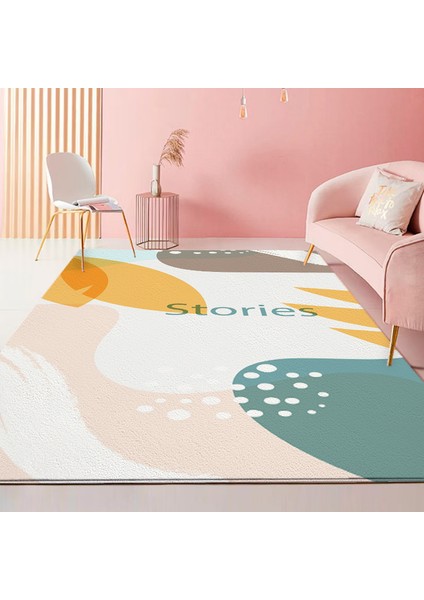 MAT183 Tarzı 40X60CM Iskandinav Modern Mat Ins Muhtasar Geometri Kadife Halı Oturma Odası Yatak Odası Dekor Halı Ev Mutfak Banyo Tapis (Yurt Dışından) fırsatları