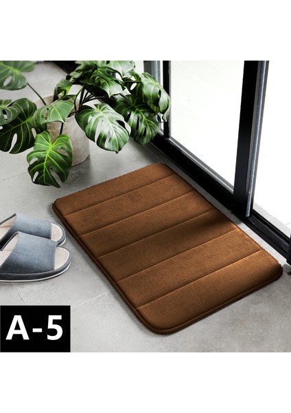 A-5 Tarzı Arnavut Kaldırımı Kabartmalı Banyo Banyo Paspas Kaymaz Halılar Lavabo Küvet Yan Kilim Duş Odası Paspas Hafızalı Köpük Ped (Yurt Dışından)