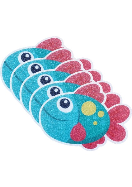 Balık Tarzı 5 Parça Küvet Antiskid Etiket Güvenlik Banyo Duş Küvet Havuz Için Kaymaz (Yurt Dışından)