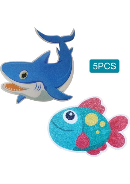 Balık Tarzı 5 Parça Küvet Antiskid Etiket Güvenlik Banyo Duş Küvet Havuz Için Kaymaz (Yurt Dışından) fırsatları