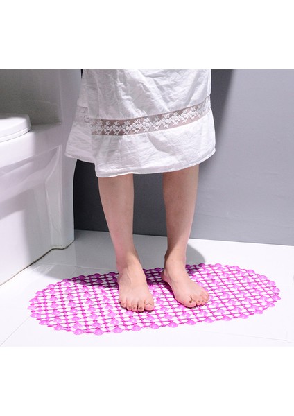Yeşil Tarzı 66CMX37CM Banyo Banyo Için Kaymaz Mat Banyo Katlanabilir Içi Boş Mat Küvet Vantuzlu Kaymaz Pvc Ayak Mat cm (Yurt Dışından) modelleri