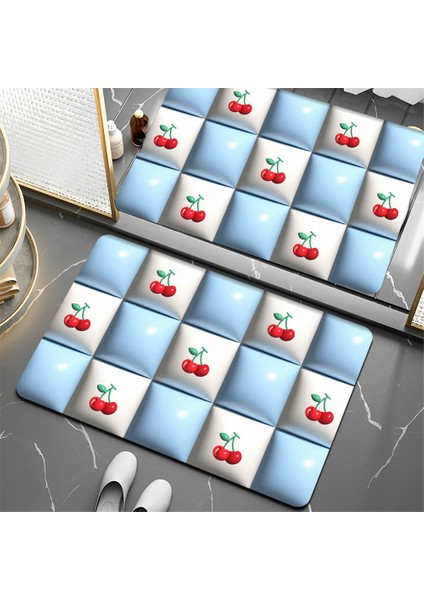 No.3 Tarzı Genişletilmiş Duş Odası Halı Çabuk Kuruyan Yeni Halı Kaymaz Emici Ayak Mat Banyo Aksesuarları 3D Karikatür Banyo Paspası (Yurt Dışından)