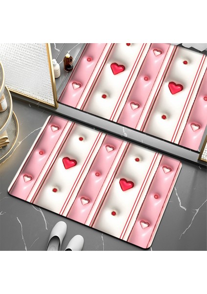 No.3 Tarzı Genişletilmiş Duş Odası Halı Çabuk Kuruyan Yeni Halı Kaymaz Emici Ayak Mat Banyo Aksesuarları 3D Karikatür Banyo Paspası (Yurt Dışından) fırsatları