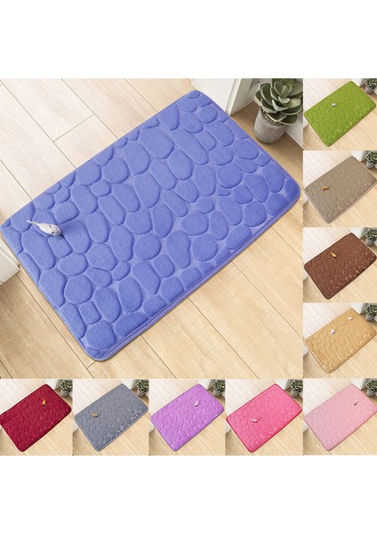 A-8 Tarzı Arnavut Kaldırımı Kabartmalı Banyo Banyo Paspas Kaymaz Halılar Lavabo Küvet Yan Kilim Duş Odası Paspas Hafızalı Köpük Ped (Yurt Dışından) fırsatları