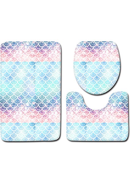 cc Tarzı Fales Banyo Paspas Kaymaz Banyo Halıları 3D Klozet Kapağı Polar Yatak Odası Halısı Ev Dekor Paspas Anti Kayma Battaniye (Yurt Dışından) fırsatları