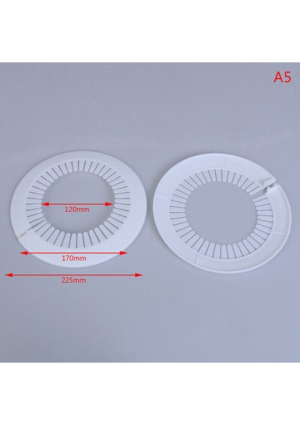 No.5 Tarzı Plastik Duvar Delik Kapağı Kapağı Yuvarlak Kanal Boru Hattı Vana Boru Tapası Snap-On Plaka Mutfak Musluk Ayar Kapağı Banyo Aksesuarları (Yurt Dışından)