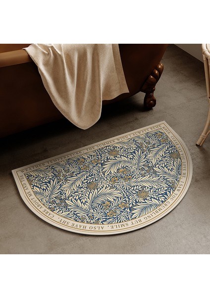 N13 Tarzı 40X60CM Retro Orijinal Banyo Paspas Kauçuk Duş Matı Absorbe Hızlı Kuruyan Banyo Halısı Kaymaz Giriş Paspas Zemin Halısı Tuvalet Için (Yurt Dışından)
