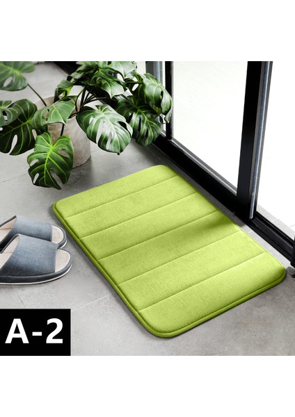 A-2 Tarzı Arnavut Kaldırımı Kabartmalı Banyo Banyo Paspas Kaymaz Halılar Lavabo Küvet Yan Kilim Duş Odası Paspas Hafızalı Köpük Ped (Yurt Dışından)