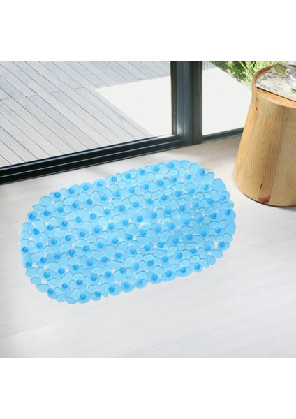 Mor Tarzı Çakıl Desenli Küvet Paspası Vantuzlu Pvc Anti-Skid Renkli Duş Mat Şeffaf Banyo Odası Halısı (Yurt Dışından) modelleri