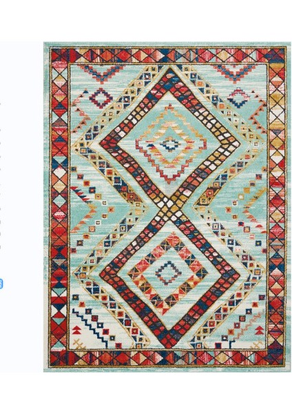 G Tarzı 80X160CM Amerikan Retro Oturma Odası Dekorasyon Halısı Yıkanabilir Kilim Yatak Odası Için Geniş Alan Kalınlaşmak Salon Halısı Ev Kaymaz Giriş Mat (Yurt Dışından)