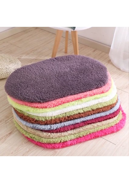 YGR04 Stili 50X80CM Yumuşak Su Emme Banyo Paspasları Kaymaz Banyo Halıları Bellek Köpük Banyo Halısı Düz Renk Dikdörtgen Tuvalet Zemin Kapı Paspasları (Yurt Dışından)