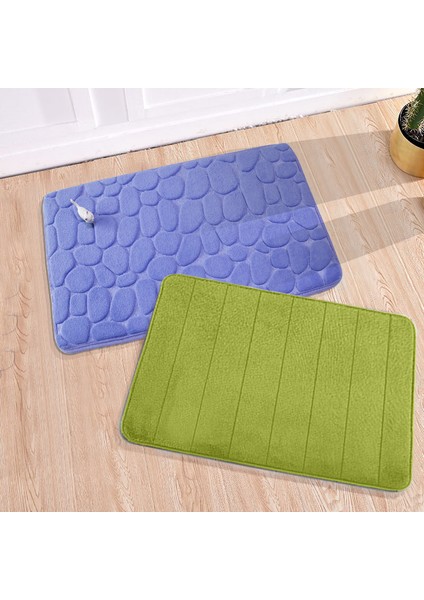 A-7 Tarzı Arnavut Kaldırımı Kabartmalı Banyo Banyo Paspas Kaymaz Halılar Lavabo Küvet Yan Kilim Duş Odası Paspas Hafızalı Köpük Ped (Yurt Dışından) indirimleri