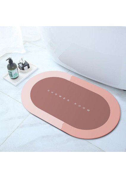 Yeşil Stil 40X60CM Süper Emici Duş Banyo Paspas Banyo Kaymaz Halı Kilim Basit Mutfak Giriş Yumuşak Kapı Küvet Yan Banyo Paspas Ev Dekor (Yurt Dışından)