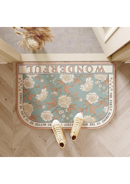 D Tarzı 40X60CM Yeni Pastoral Tarzı Emici Banyo Paspas Çabuk Kuruyan Duş Diatom Çamur Oturma Odası Giriş Kapısı Halı Kaymaz Paspas Halı (Yurt Dışından) fırsatları