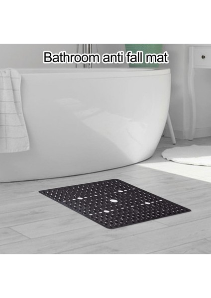 Mavi Stil Banyo Paspas Pvc Hızlı Drenaj Duş Mat Kare Şekli Hızlı Kuruyan Kaymaz Mat Vantuz Tasarım Banyo Paspas Zemin Mat Günlük Kullanım (Yurt Dışından) indirimleri