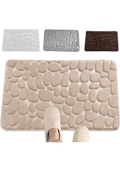 Kırmızı Stil 40X60CM Arnavut Kaldırımı Banyo Banyo Paspas Emici Kaymaz Halılar Kabartmalı Hafızalı Köpük Yer Halısı Duş Odası Paspas Banyo Dekor (Yurt Dışından) indirimleri