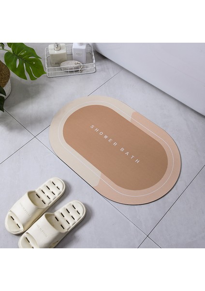Y-Sarı Tarzı 40X60CM Süper Emici Duş Banyo Paspas Banyo Kaymaz Halı Kilim Basit Mutfak Giriş Yumuşak Kapı Küvet Yan Banyo Paspas Ev Dekor (Yurt Dışından)