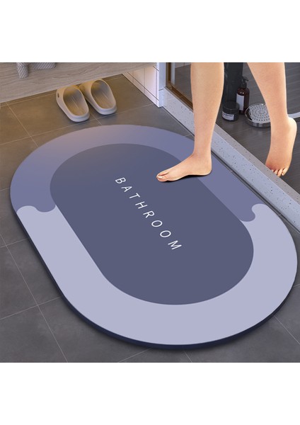 Y-Sarı Tarzı 40X60CM Süper Emici Duş Banyo Paspas Banyo Kaymaz Halı Kilim Basit Mutfak Giriş Yumuşak Kapı Küvet Yan Banyo Paspas Ev Dekor (Yurt Dışından)