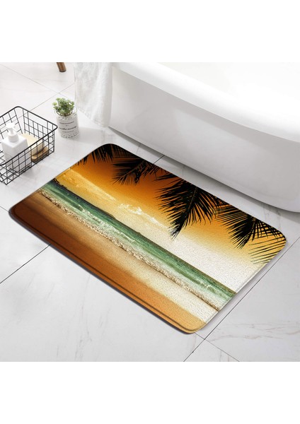 Yaci Shop 82444J-DD Stili 40X60CM Kum Plaj Mutfak Banyo Paspas Deniz Kabuğu Denizyıldızı Halılar Ev Odası Dekor Kaymaz Yumuşak Banyo Halıları Giriş Paspas Ayak Mat (Yurt Dışından)