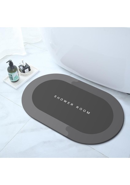 Net Stil 40X60CM Süper Emici Duş Banyo Paspas Banyo Kaymaz Halı Kilim Basit Mutfak Giriş Yumuşak Kapı Küvet Yan Banyo Paspas Ev Dekor (Yurt Dışından)