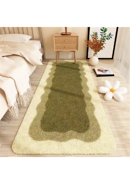 No.17 Tarzı 80X120CM Ins Krem Tarzı Yatak Odası Başucu Peluş Halı Basit Oturma Odası Dekorasyon Halı Işık Lüks Çalışma Odası Vestiyer Kaymaz Halılar (Yurt Dışından)