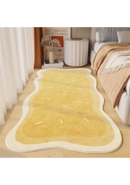 No.17 Tarzı 80X120CM Ins Krem Tarzı Yatak Odası Başucu Peluş Halı Basit Oturma Odası Dekorasyon Halı Işık Lüks Çalışma Odası Vestiyer Kaymaz Halılar (Yurt Dışından) fiyatları