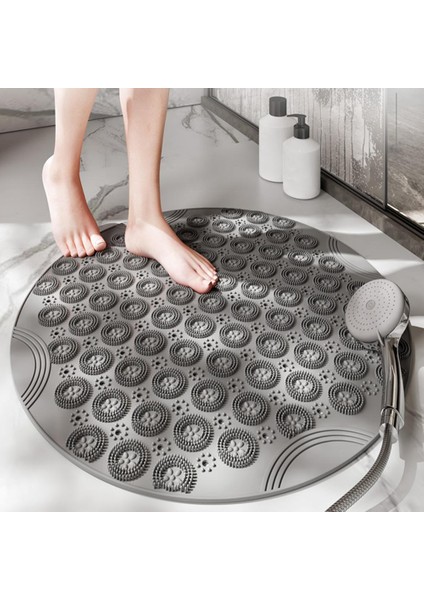 Yeşil Stil Emniyet Duşu Anti-Deforme Yumuşak Banyo Kaymaz Masaj Mat Ev Gereçleri (Yurt Dışından)