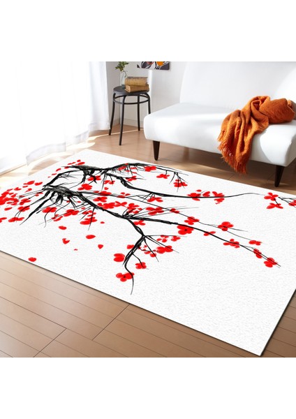 LEX00272 Stili 40X60CM Japon Sakura Kiraz Çiçekleri Yatak Odası Için Halılar Modern Ev Oturma Odası Cumbalı Pencere Mat Için Geniş Alan Halı (Yurt Dışından)