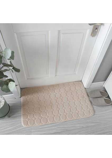 Kahve Tarzı 60X90CM Banyo Banyo Paspas Kaymaz Mercan Kadife Ped Halılar Lavabo Arnavut Kaldırımı Kabartmalı Küvet Yan Zemin Halı Duş Odası Halı (Yurt Dışından) fiyatları