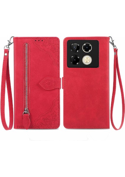 Infinix Not 40 Pro 4g Iş Çoklu Kart Yuvası Cüzdan Flip Için Flip Case (Yurt Dışından)