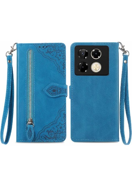 Infinix Not 40 Pro 4g Iş Çoklu Kart Yuvası Cüzdan Flip Için Flip Case (Yurt Dışından)