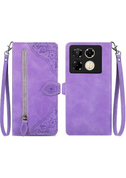 Infinix Not 40 Pro 4g Iş Çoklu Kart Yuvası Cüzdan Flip Için Flip Case (Yurt Dışından)