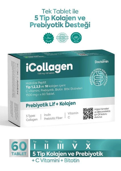 Kolajen ve Probiyotik Tablet