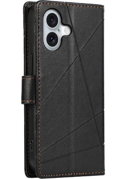 IPhone 16 Için Flip Case Kickstand Üç Kart Yuvaları Darbeye Şok (Yurt Dışından) modelleri
