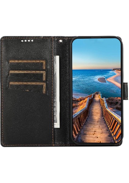 IPhone 16 Için Flip Case Kickstand Üç Kart Yuvaları Darbeye Şok (Yurt Dışından) indirimleri
